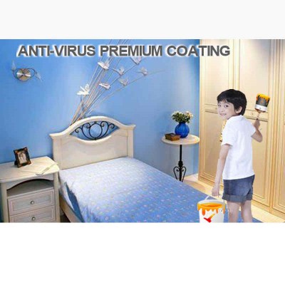 Hotsales 2020 Silver ion anti virus paint, anti virus material, water borne premium interior anti-virus paint