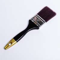 Stainless Iron Ferrule Resist Rust Hard plastic Handle Paint Brush