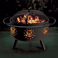 OEM Outdoor Stainless Steel Fire Pit Kit Grill Garden Heater with Steel Fire Bowl